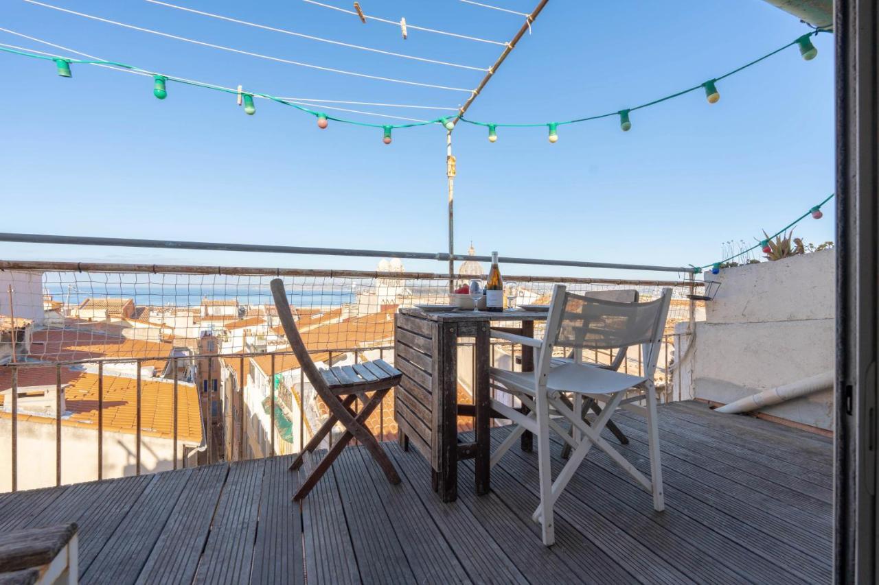 Terrasse Vue Mer & Quartier Historique Vieux Port マルセイユ エクステリア 写真