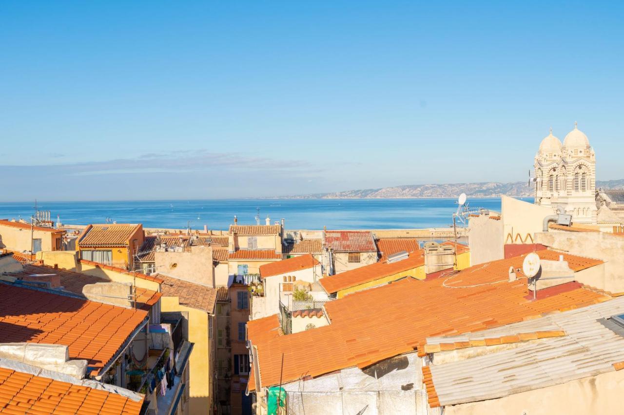 Terrasse Vue Mer & Quartier Historique Vieux Port マルセイユ エクステリア 写真