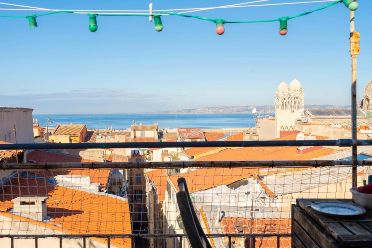 Terrasse Vue Mer & Quartier Historique Vieux Port マルセイユ エクステリア 写真