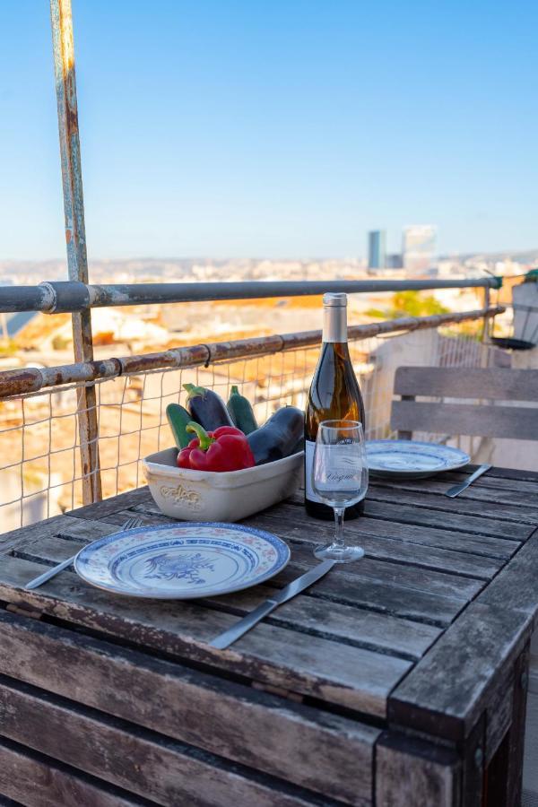 Terrasse Vue Mer & Quartier Historique Vieux Port マルセイユ エクステリア 写真