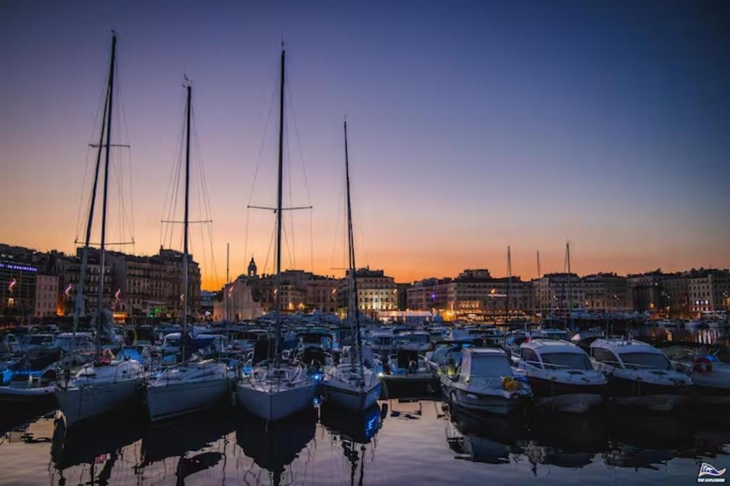 Terrasse Vue Mer & Quartier Historique Vieux Port マルセイユ エクステリア 写真