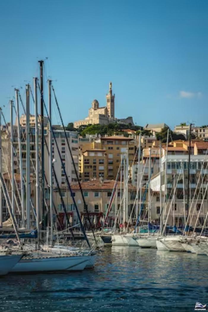 Terrasse Vue Mer & Quartier Historique Vieux Port マルセイユ エクステリア 写真
